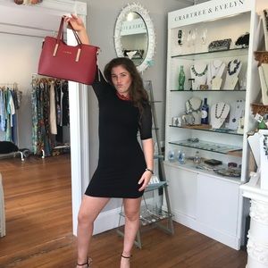 Banana republic sexy black dress